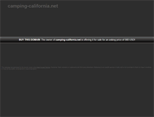 Tablet Screenshot of camping-california.net